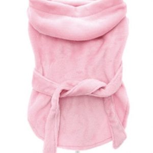 pink bathrobe by urban pup