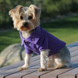 Solid Dog Polo in Ultra Violet