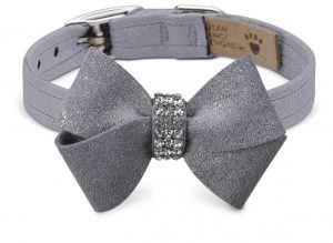 glitzerati nouveau bow collar