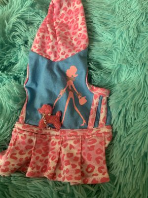 clearance pink poodle dress