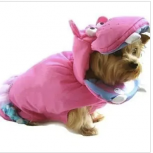 pink hippo dog costume