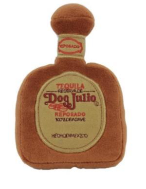 Dog Julio. Tequila Toy