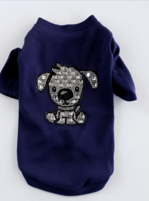 Doggie Rhinestone Dog Shirt