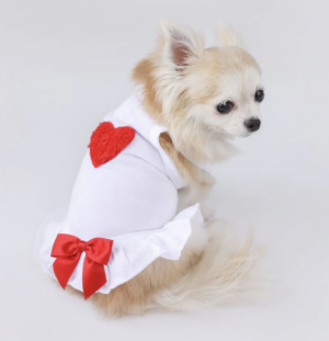 Puff Heart Dog Dress