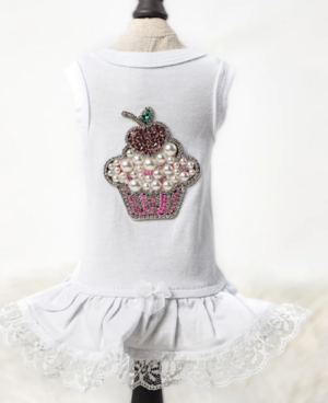 Lil Miss Cupcake Dog Dress