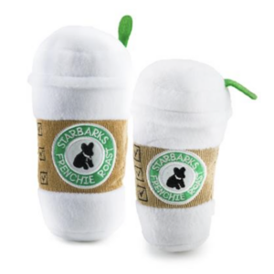 Starbarks Coffee Cup Plush Dog Toy