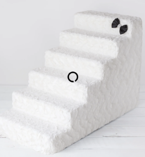 Luxury Pet Stairs in Classic Ivory