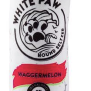 White Paw Hound Seltzer Plush Dog Toy in Waggermelon