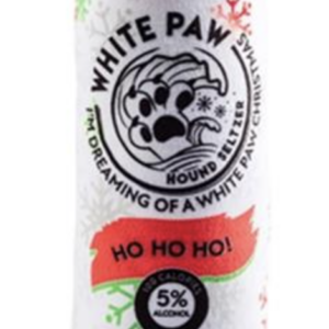 White Paw Howliday Hound Seltzer Plush Dog Toy