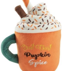 Pupkin Spice Latte Mug Dog Toy