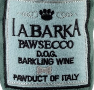 LaBarka Pawsecco Plush Dog Toy