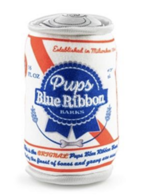 Pups Blue Ribbon Plush Dog Toy
