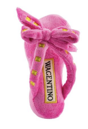 Wagentino Sandal Plush Dog Toy