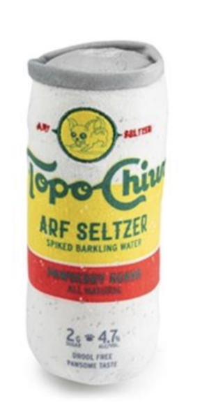 Topo Chiwawa Arf Seltzer Can Dog Toy
