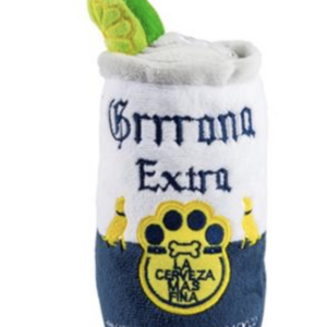 Grrrona Beer Can Plush Dog Toy
