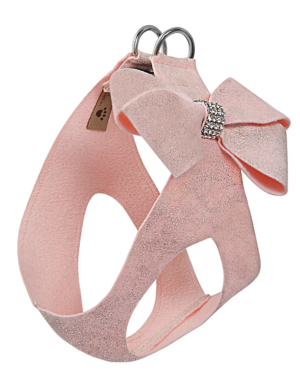 Puppy Pink Glitzerati Nouveau Bow Step In Harness