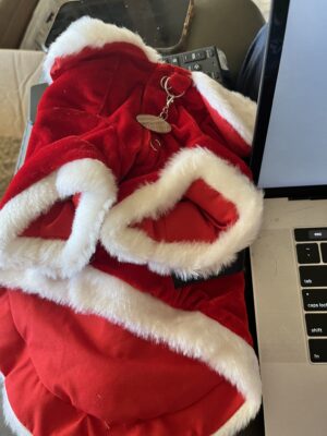 Klippo Santa Suit Dog Jacket in size medium