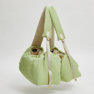 glam lime sling bag by louisdog