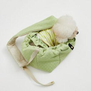 glam lime sling bag by louisdog