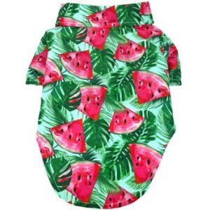 Hawaiian Camp Shirt in Juicy Watermelon