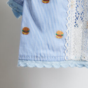 hamburger blouse by Louisdog