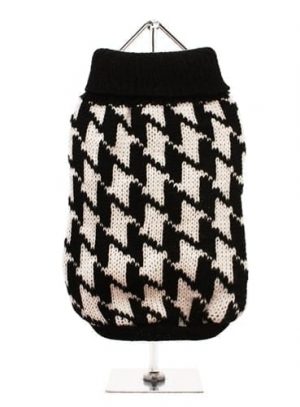 Houndstooth Sweater-XSMALL